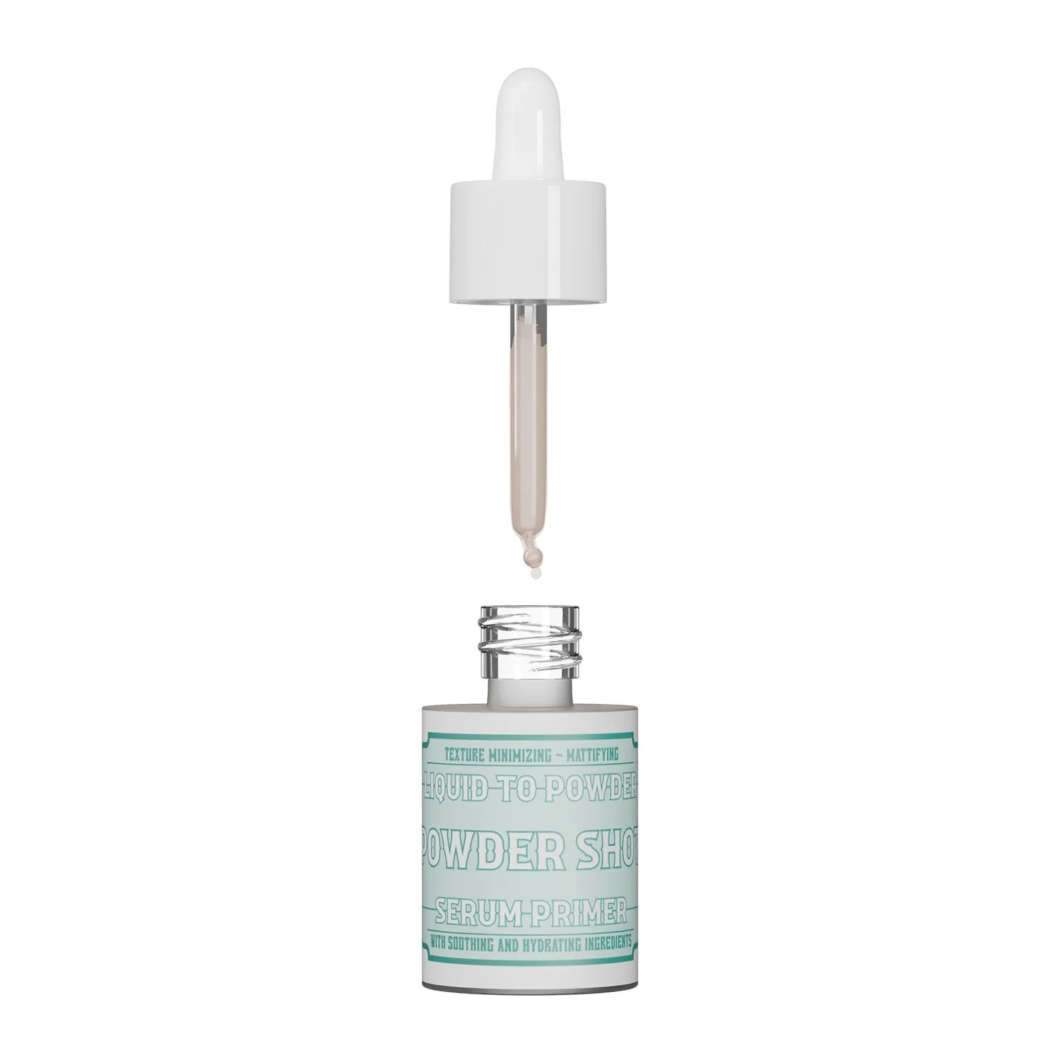 Face Powder Shot Liquid to Powder Serum Primer - Podloga za šminku, Podloga za šminku protiv nepravilnosti