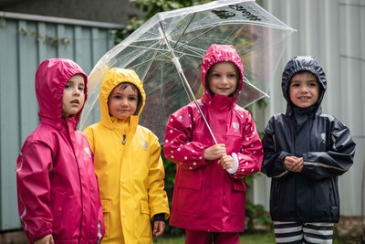 Regenjacke, pink