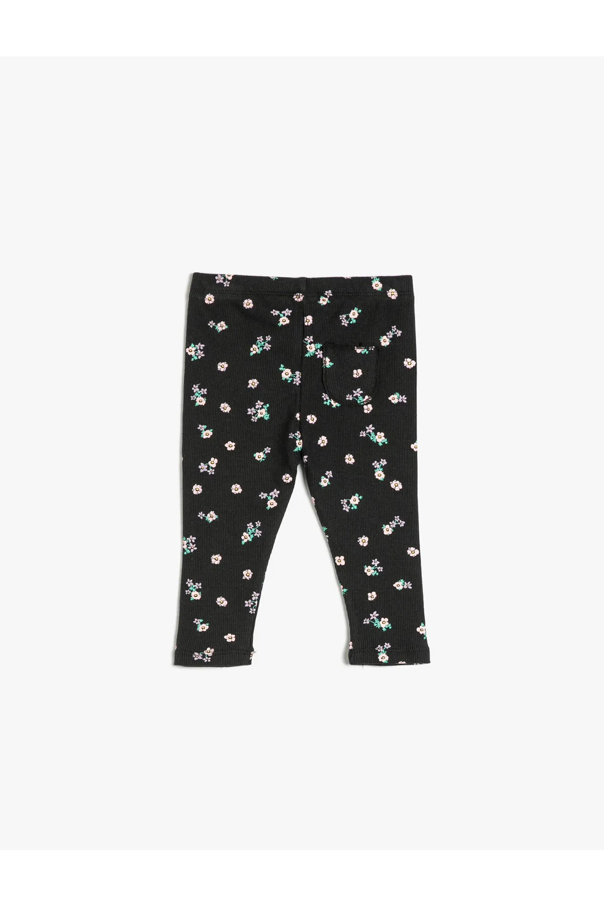 Koton  Leggings mit floraler Schleife und detaillierter Cord-Baumwolle