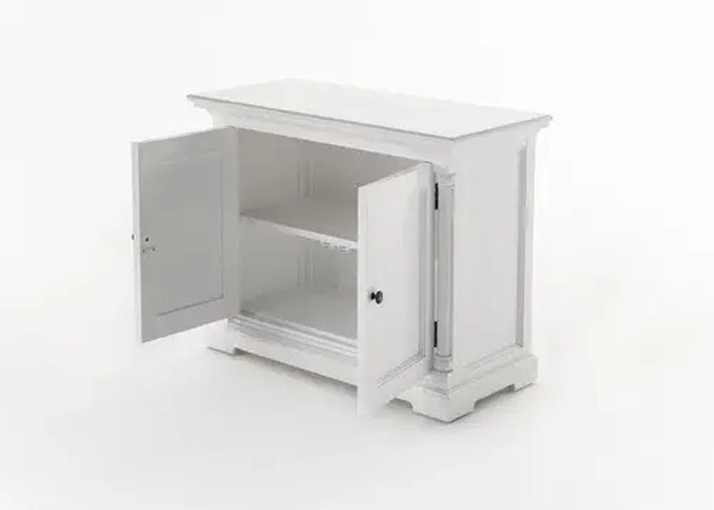 Novasolo Küchenbuffet Provence Verstellbare Regale, Single-Bay Hutch Kabinett