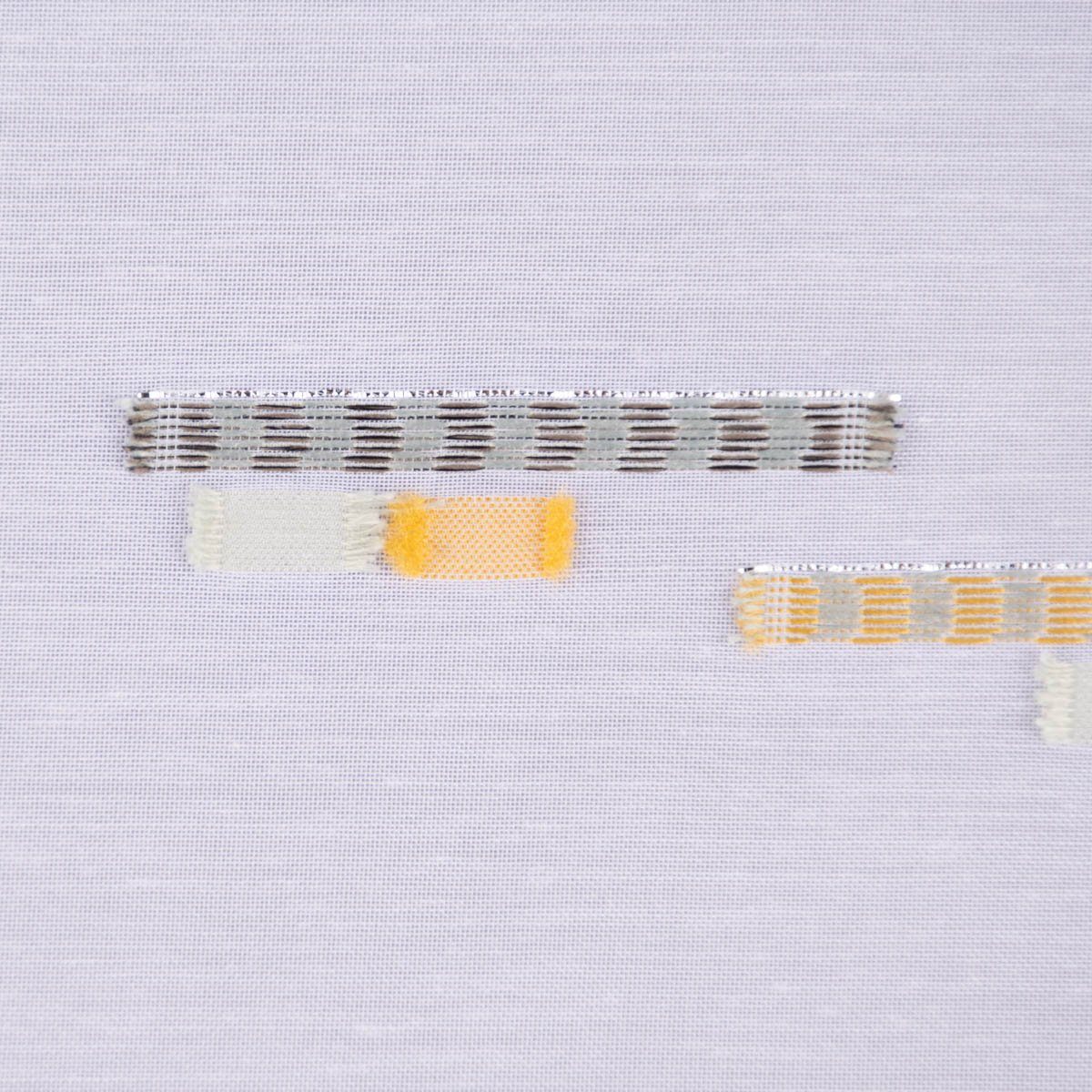 Meterware Gardinenstoff Gardinenstores Batistoptik Scherli Rechtecke Bleiband we, SCHÖNER LEBEN., leicht perforiert, Batist, mit Bleiband, pflegeleicht, überbreit