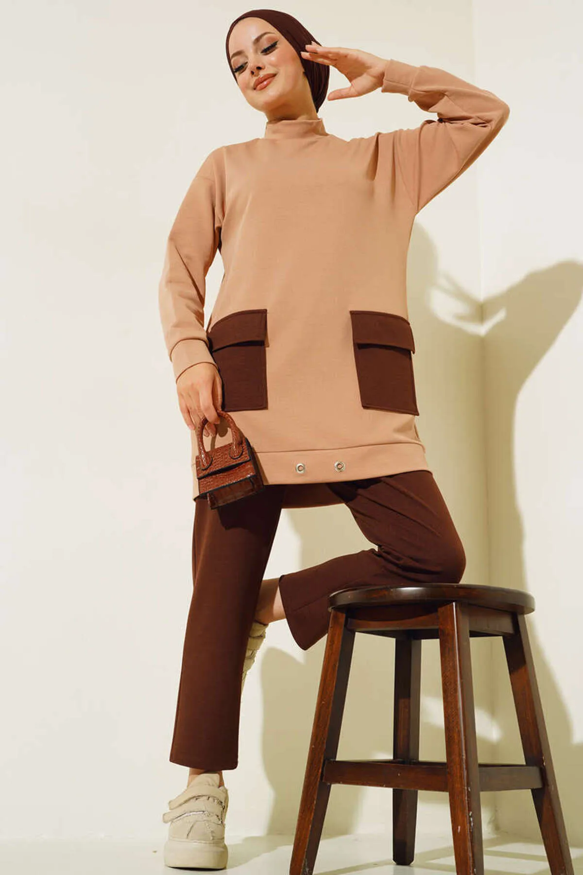 VOLT CLOTHİNG  Zweiteiler - Beige - Regular Fit