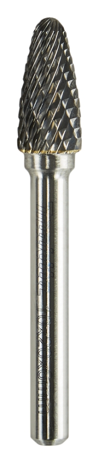 Makita Zubehör B-52788 HM Fräser 6mm Bogen mit Rundkopf für Edelstahl