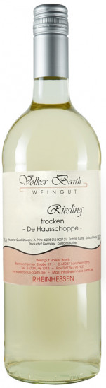 2022 Riesling trocken 1,0 L - Weingut Volker Barth