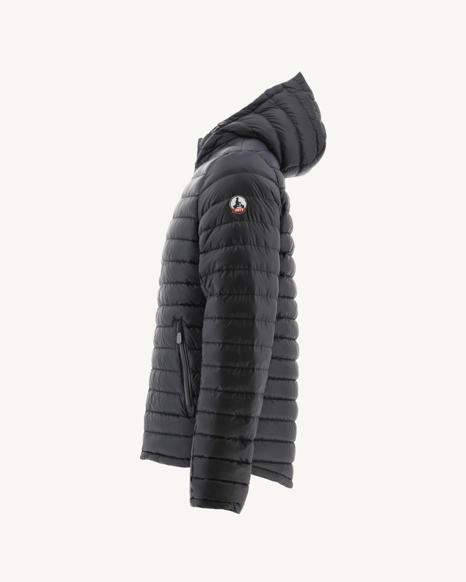 Doudoune réversible à capuche Noir Bergen