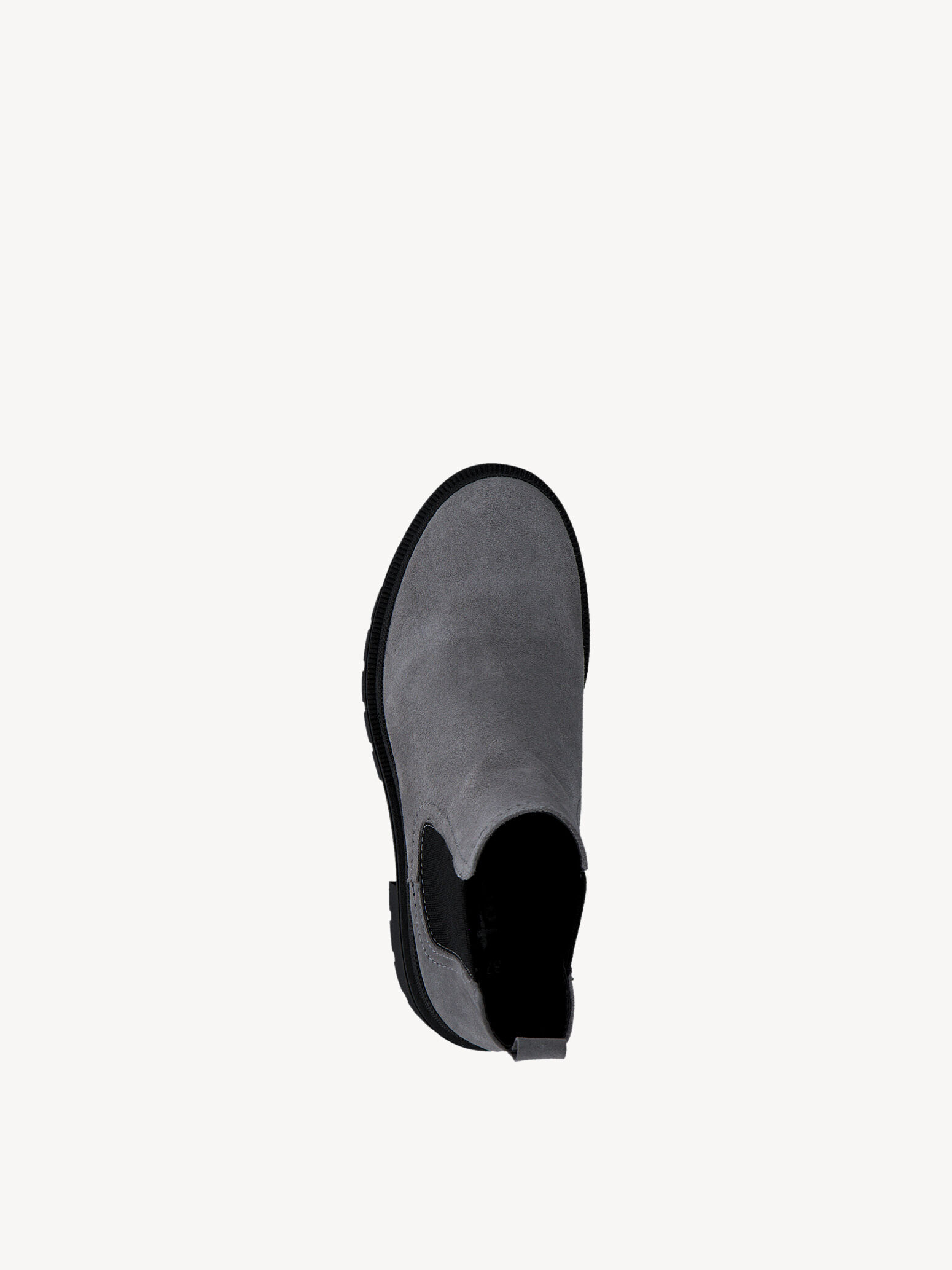 Bottine Chelsea en cuir - gris