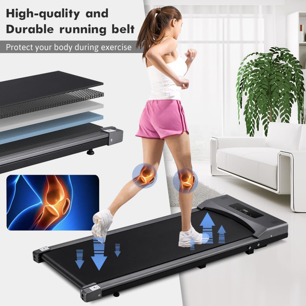 FUFU&GAGA Folding Treadmill LED Foldable Treadmill