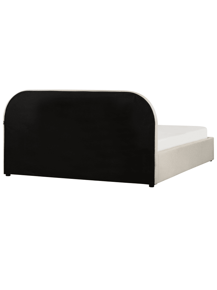 Beliani Doppelbett QUILLIEN in Beige - (W) 171 x (H) 91 x (L) 217 cm günstig kaufen onesize