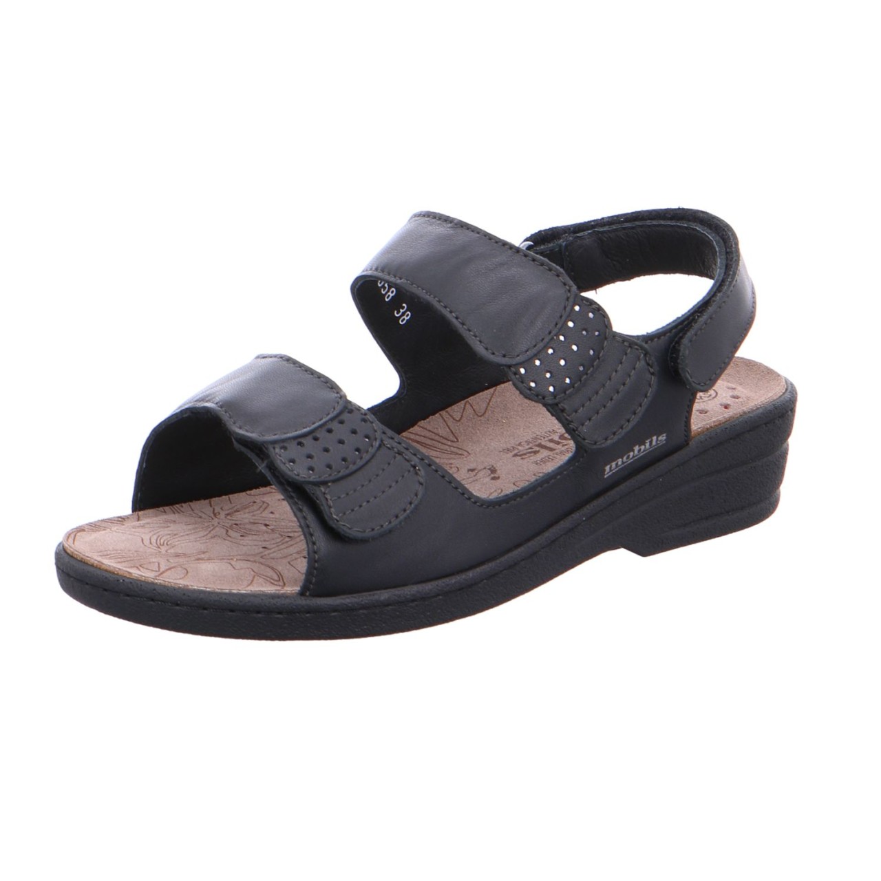 MEPHISTO Komfort Sandalen schwarz BLACK