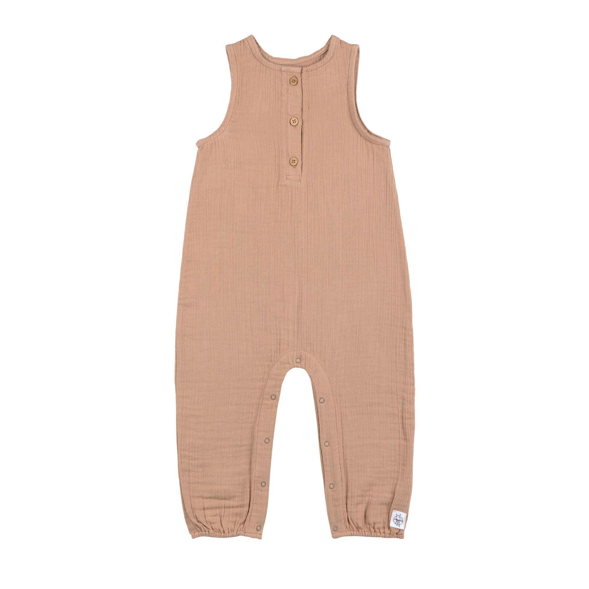Musselin Jumpsuit - Bio Baumwolle, Orange