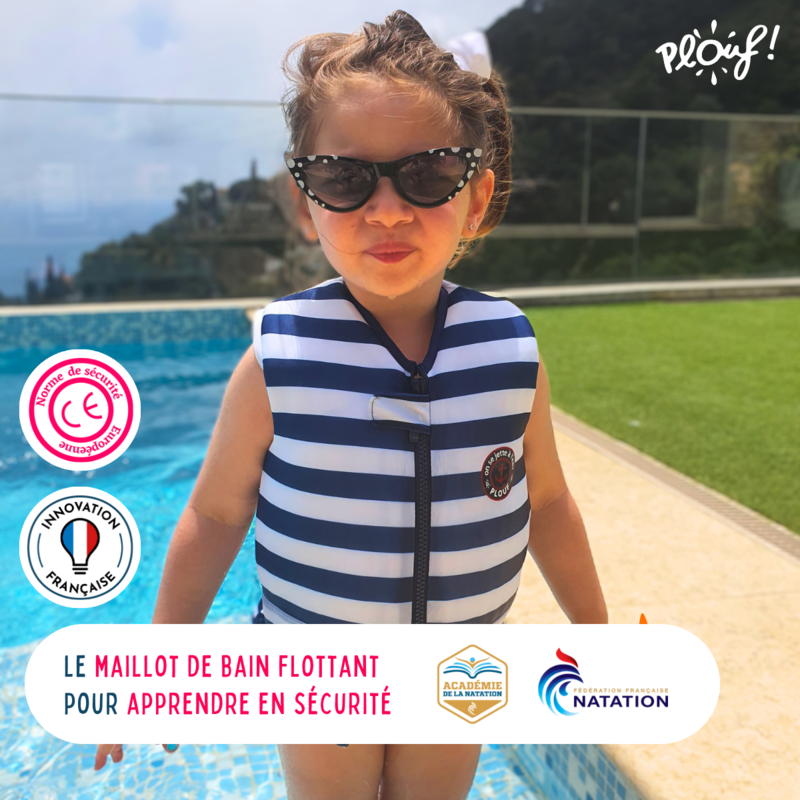 Maillot de bain flottant : Mila Bleu