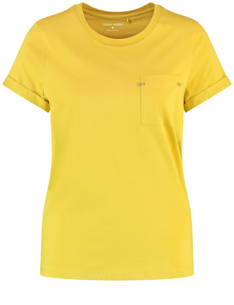 T-Shirt aus Baumwolle mit Ziersteinchen
