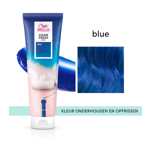 Wella Professionals Color Fresh hajpakolás, élénk kék, 150 ml