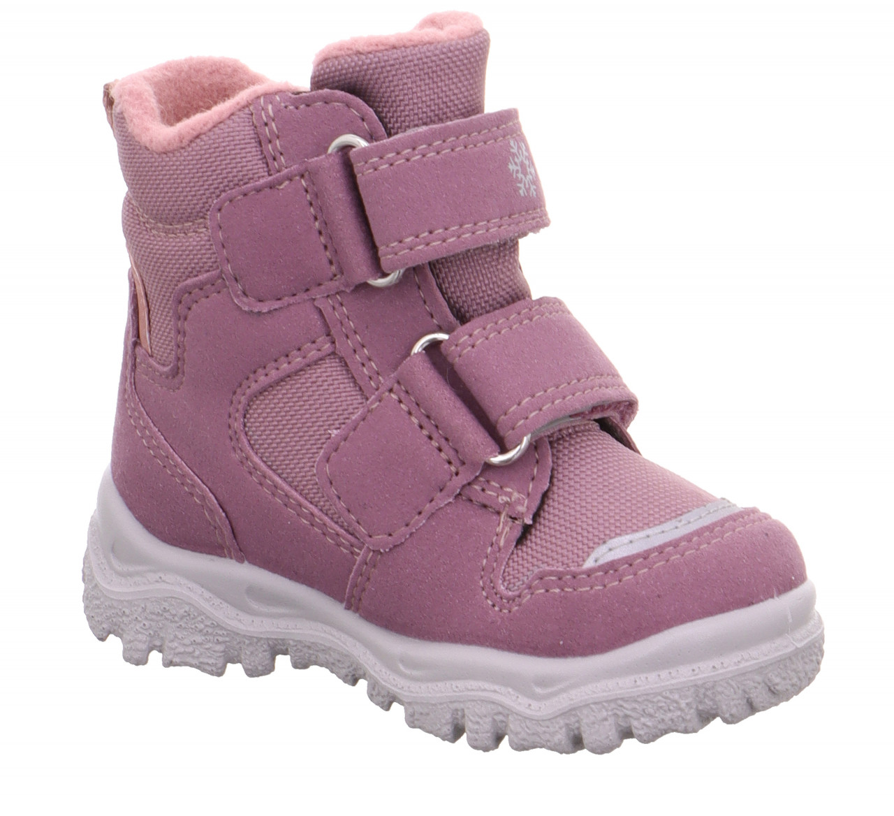 HUSKY1 - Lila/Rosa Boots mit Klettverschluss