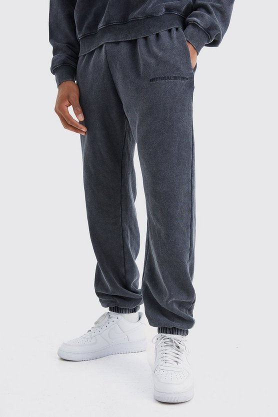 Official Jogginghose mit Acid-Waschung