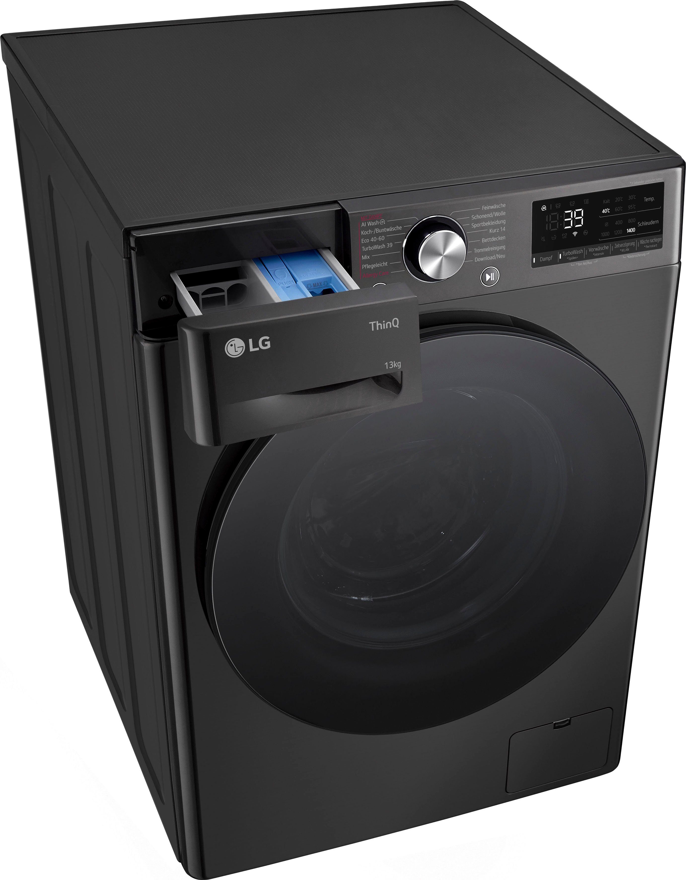 LG Waschmaschine Serie 7 F4WR703YB, 13 kg, 1400 U/min