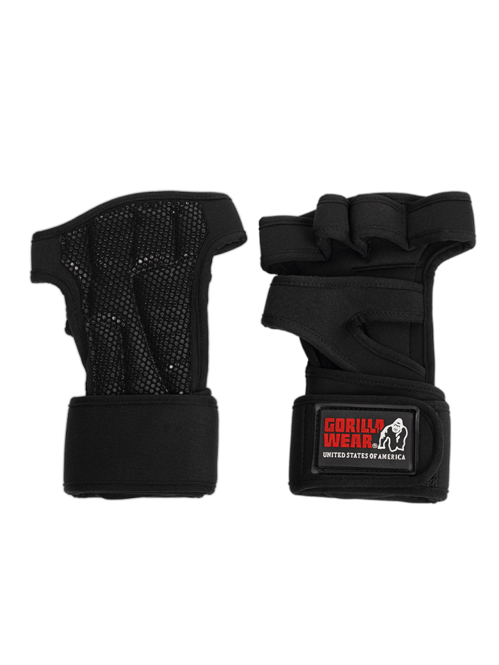 Gorilla Wear Trainingshandschuhe zum Gewichtheben - Yuma - Schwarz günstig kaufen
