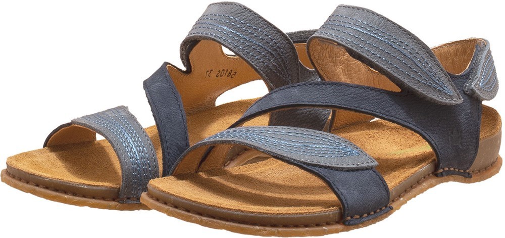 EL NATURALISTA Komfort Sandalen blau