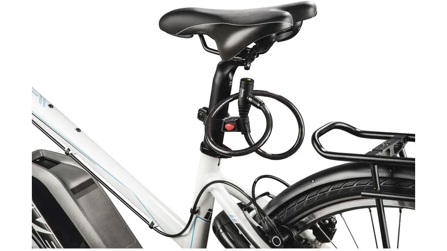 Hama Fahrrad-Kabelschloss, 65 cm, Schwarz