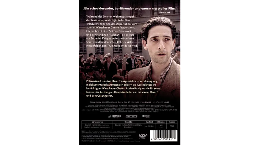 Der Pianist - 20th Anniversary Edition - Digital Remastered