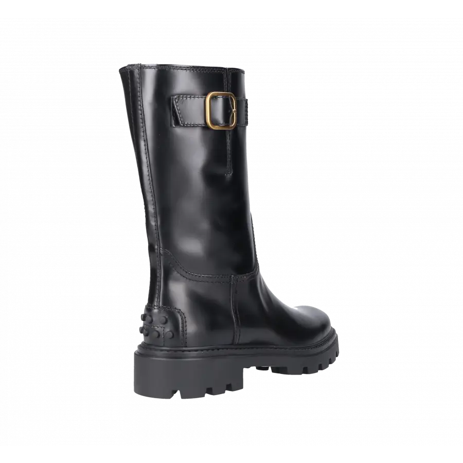 Tod's - Stiefeletten BIKER Kalbsleder - schwarz