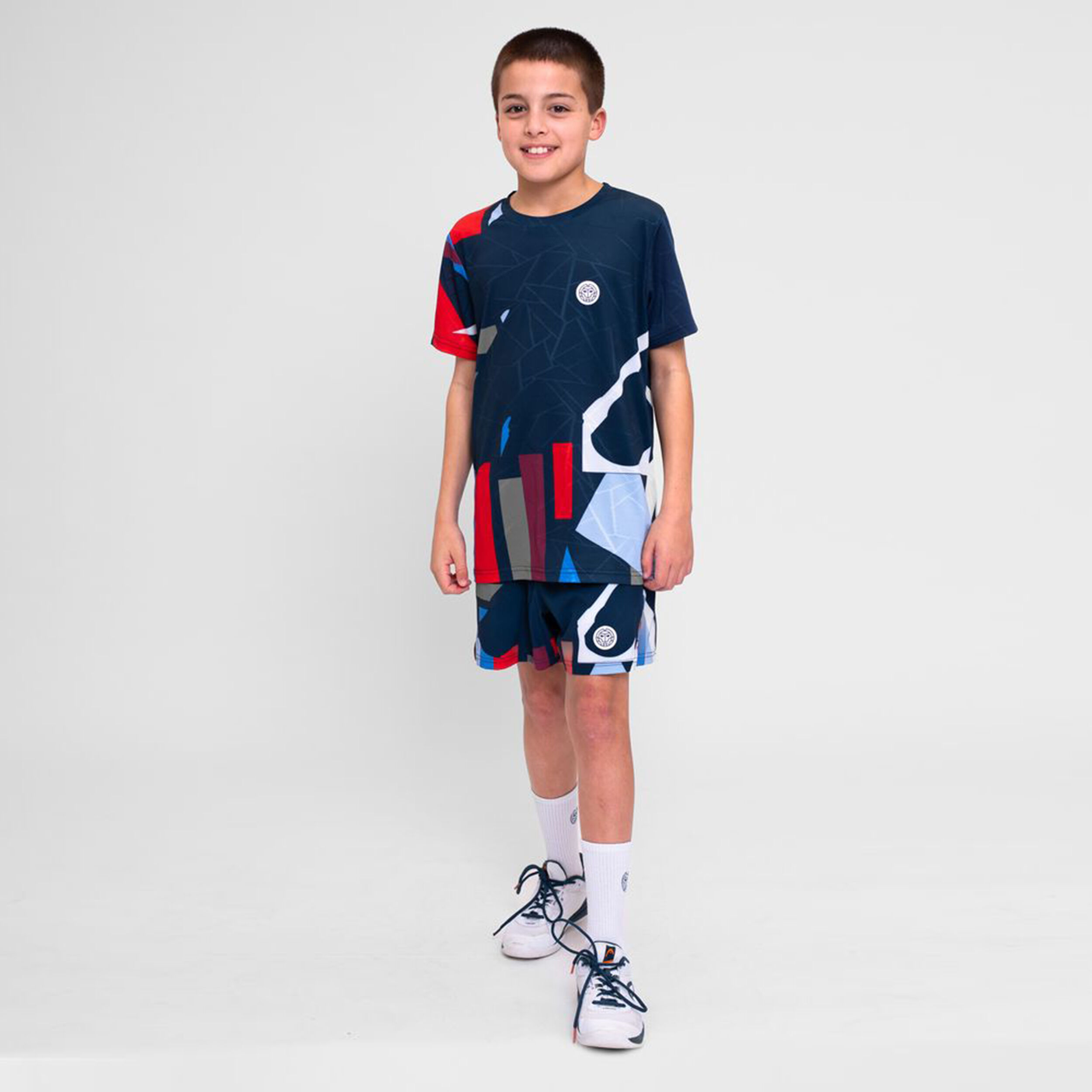 New York 2024 Junior Shorts Jungen - Dunkelblau, Mehrfarbig