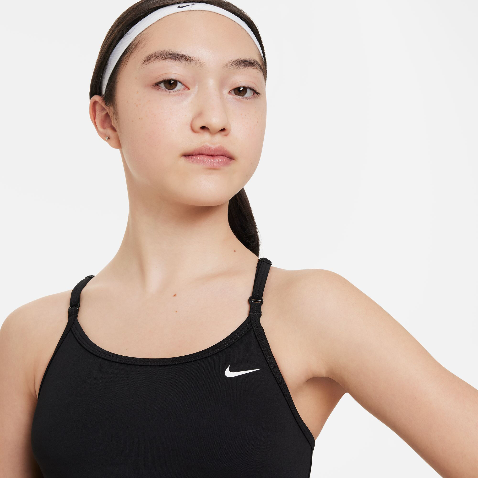Dri-Fit Big Kids Tank Sport-BH Mädchen - Schwarz