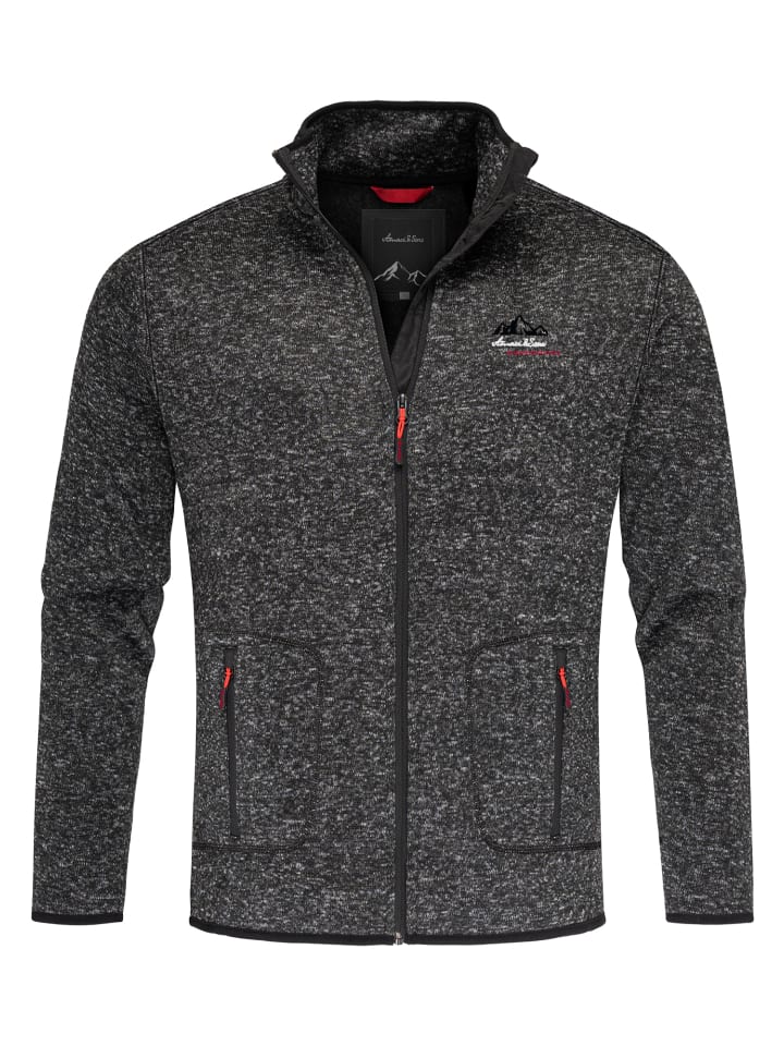 Amaci&Sons Fleecejacke VISALIA in Schwarz günstig kaufen