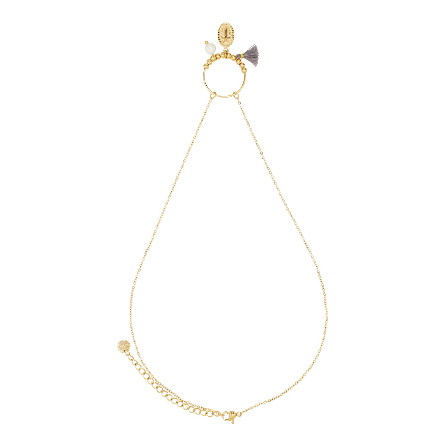 Collier Heideman couleur or Ures