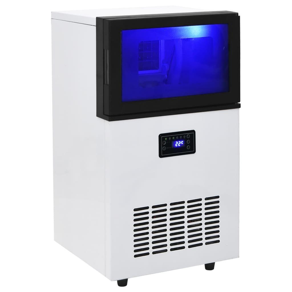 vidaXL Eiswürfelmaschine Eiswürfelmaschine Schwarz 45 kg / 24 h