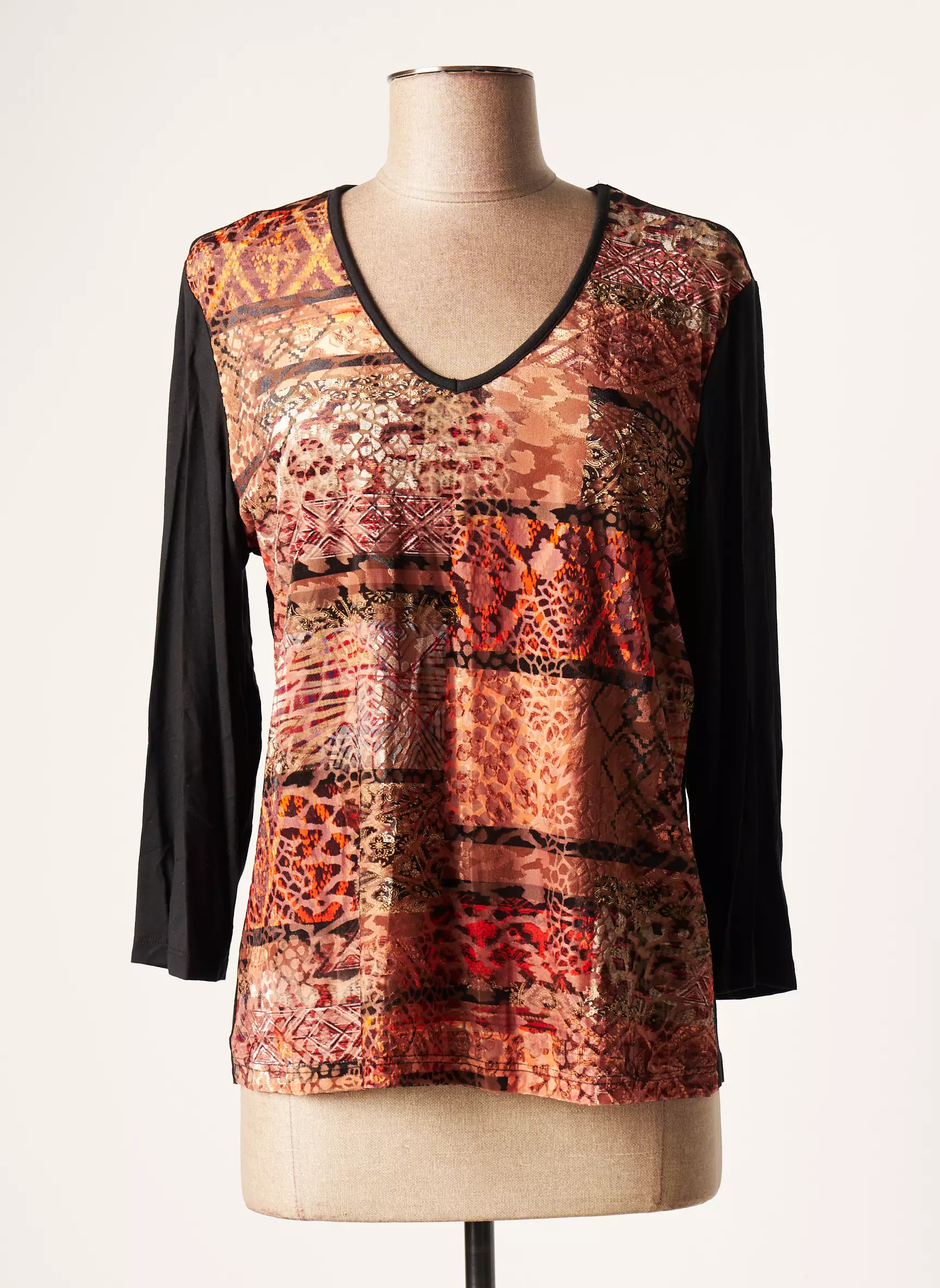 Christine Laure Tops Femme couleur orange