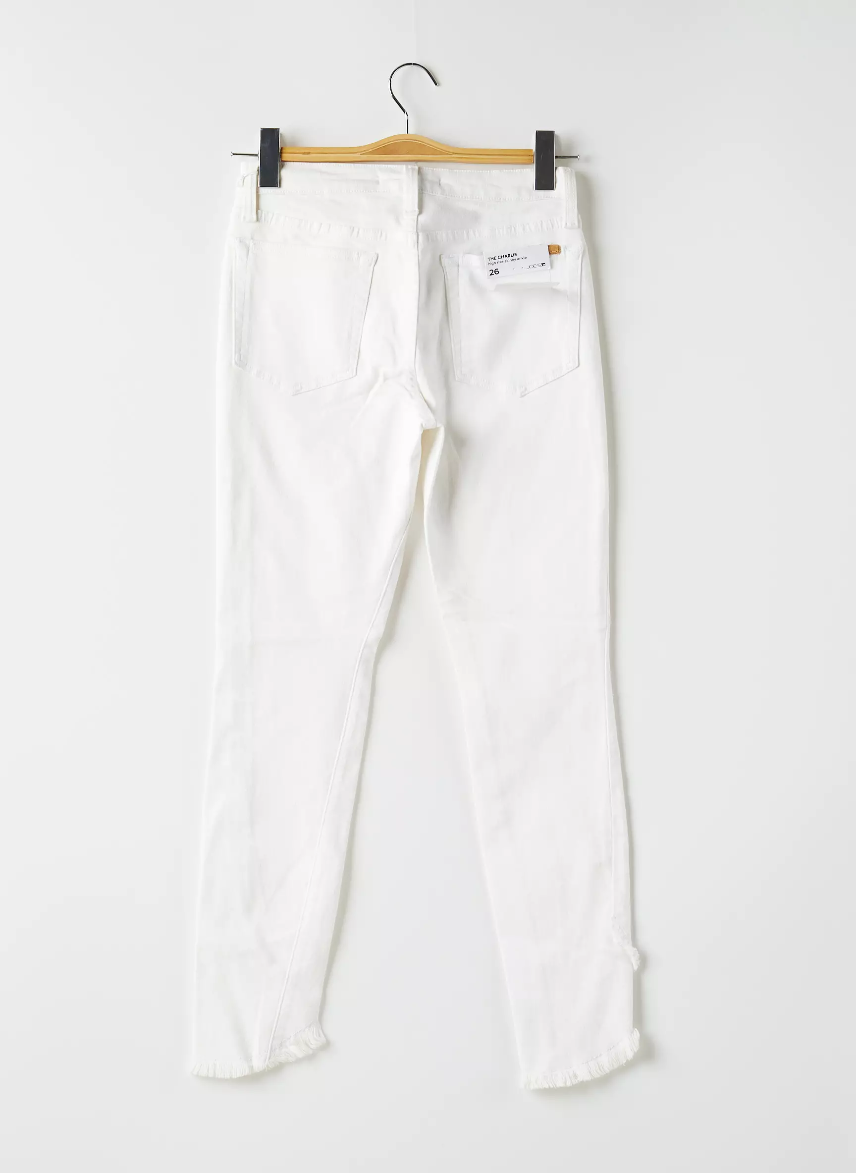 Joe S Pantalon7 8 Femme couleur blanc