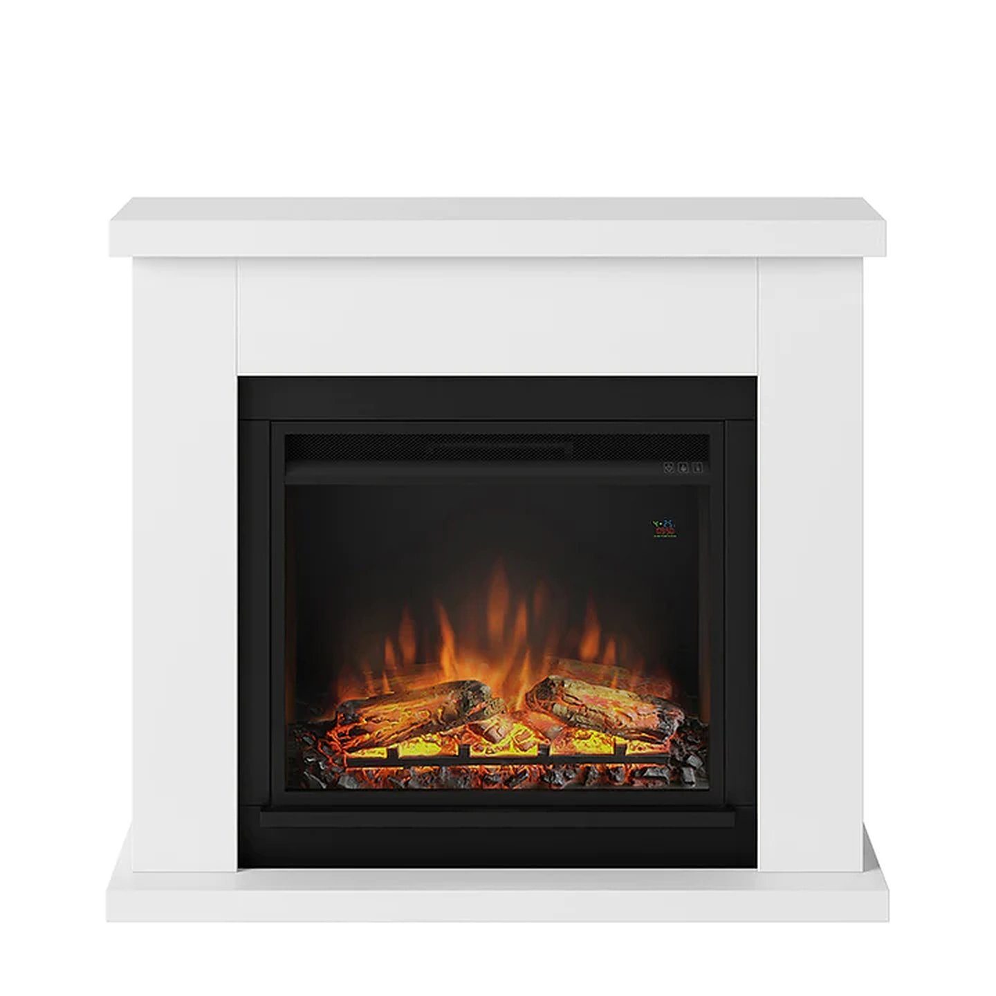 TAGU Elektrokamin TAGU Frode Elektrokamin weiß mit 23 Zoll Powerflame