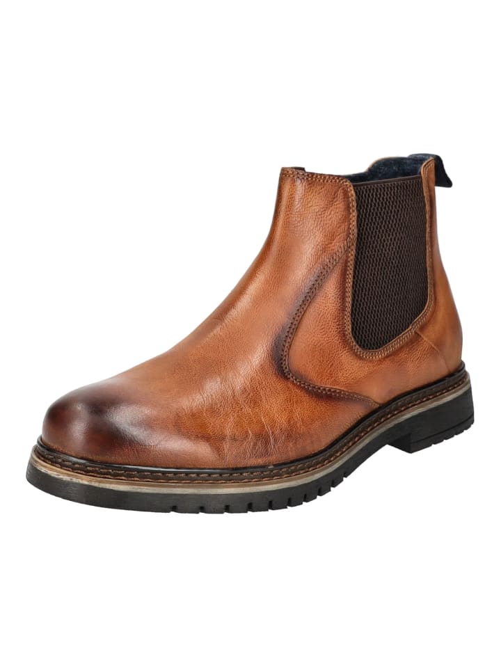 Bugatti Stiefelette in Cognac günstig kaufen