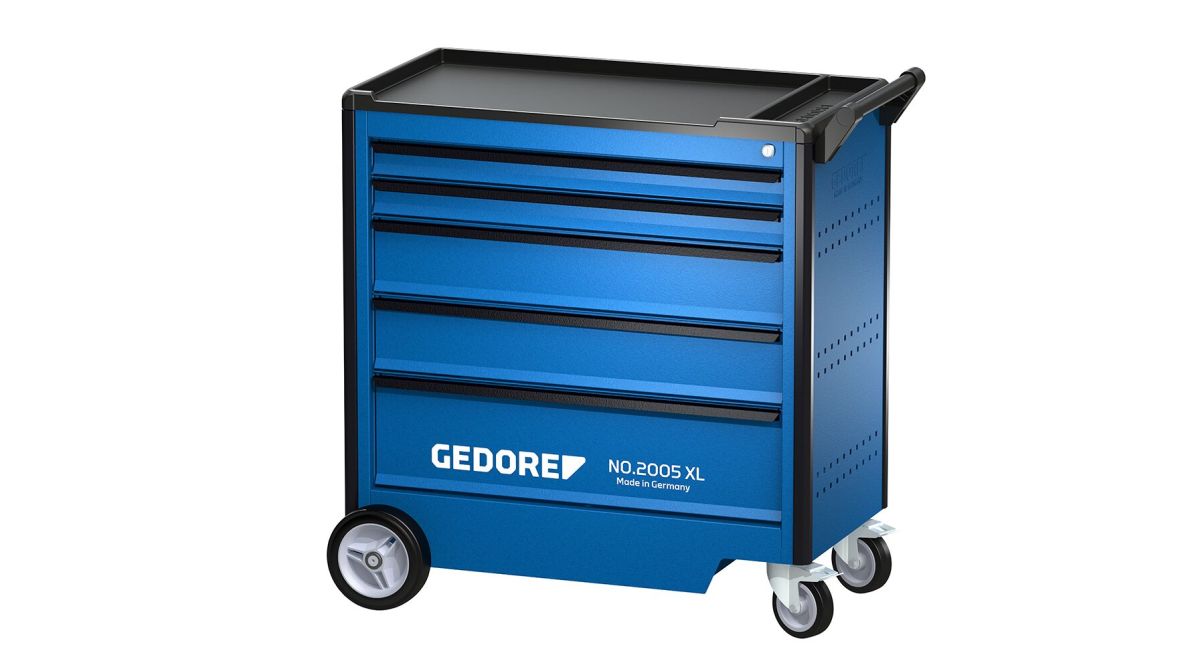 Carrinho de ferramentas Gedore 3437515 2005 XL 0221 XL com 5 gavetas