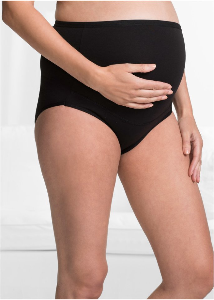Überbauchslip mit Bio-Baumwolle (2er Pack)