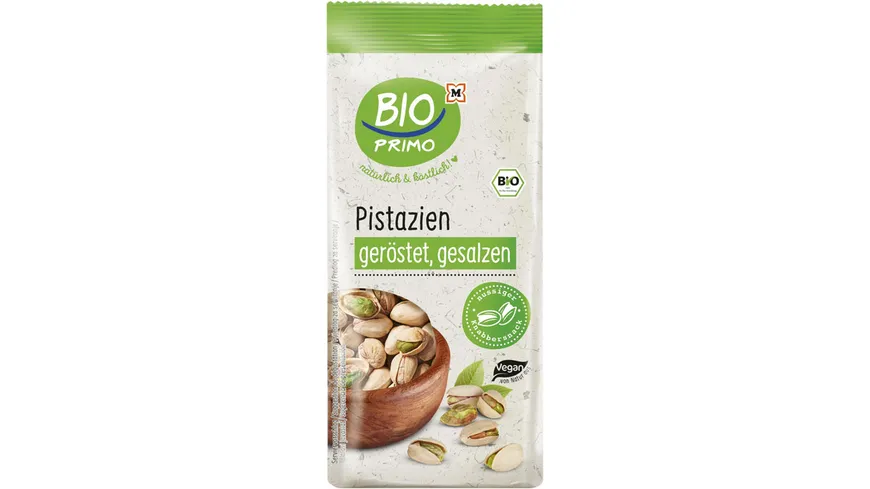 BIO PRIMO Bio Pistazien Geröstet & Gesalzen 150 g