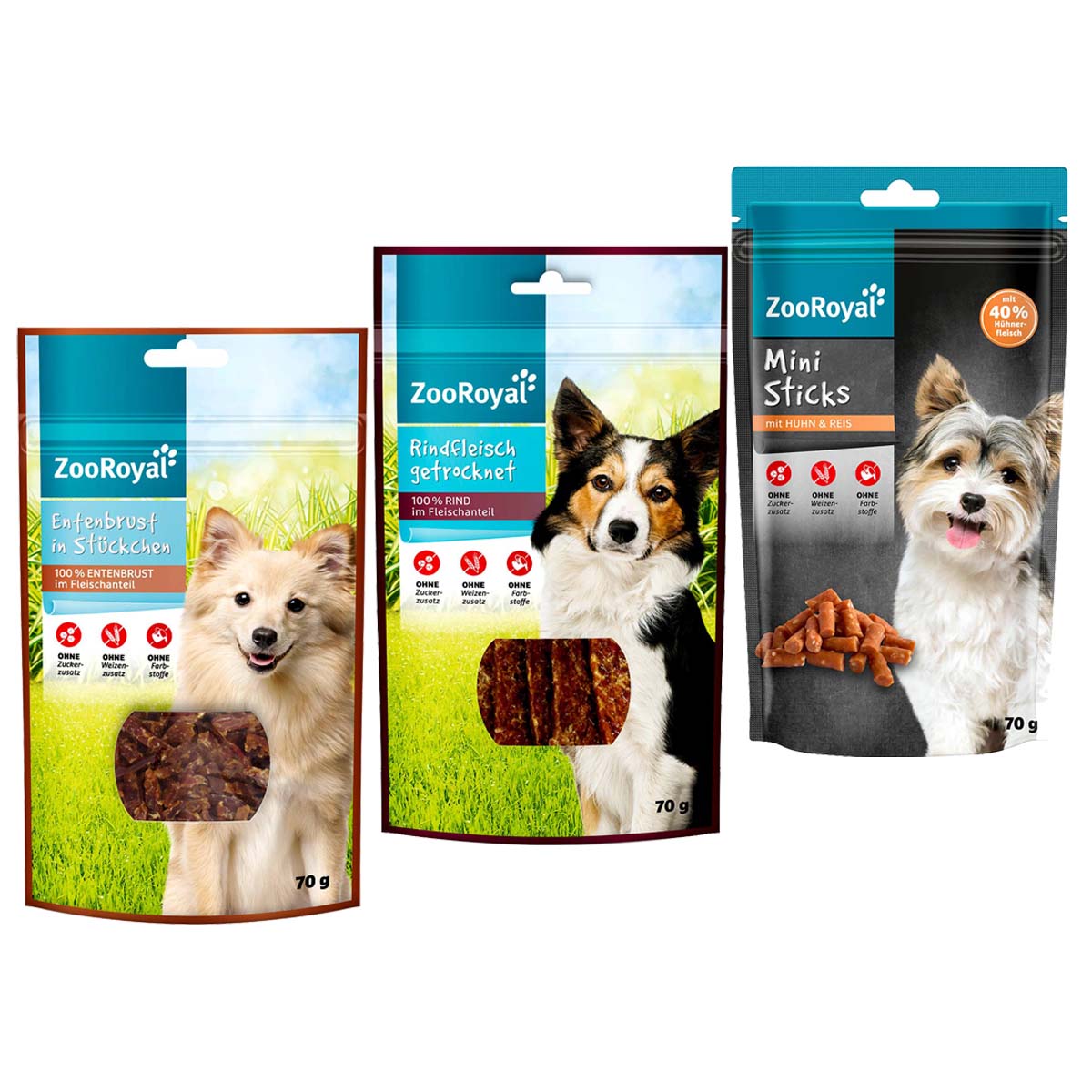 ZooRoyal Snack Mixpaket 3x70g günstig kaufen