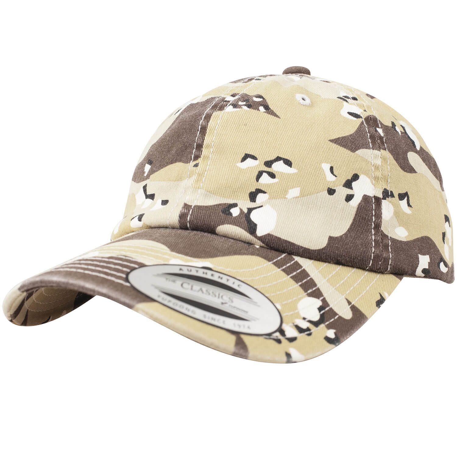 Low Profile Camo Washed Cap