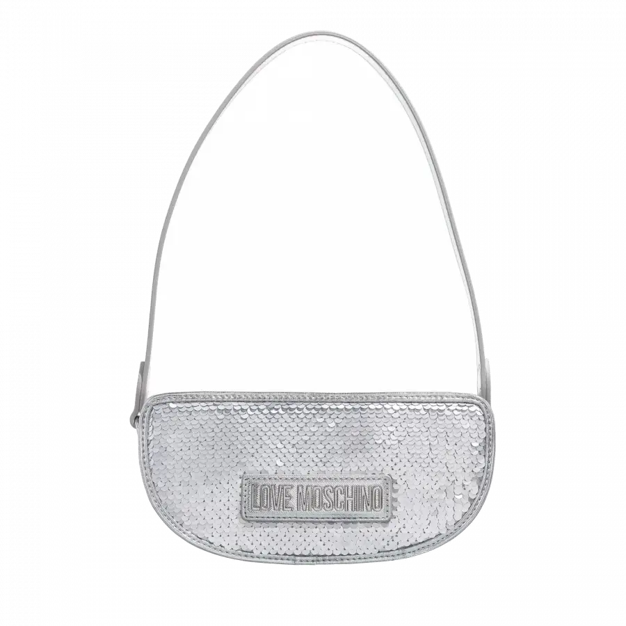 Love Moschino - Love Moschino Shoulder Bags Kunstleder Silver - silber