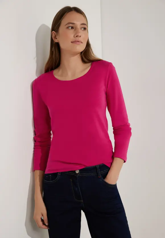 CECIL Basic Langarmshirt