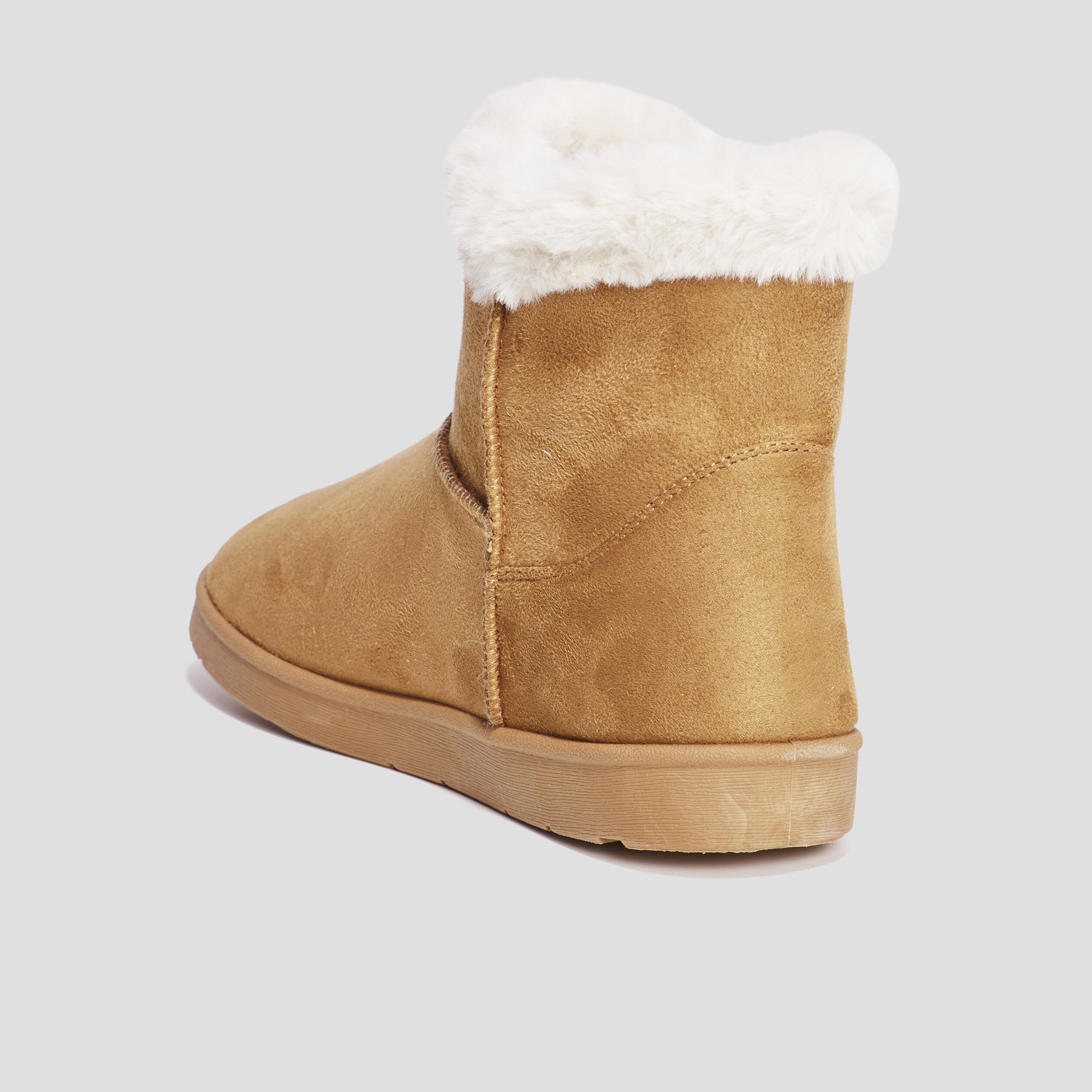 Bottines fourrées marron femme | La Halle