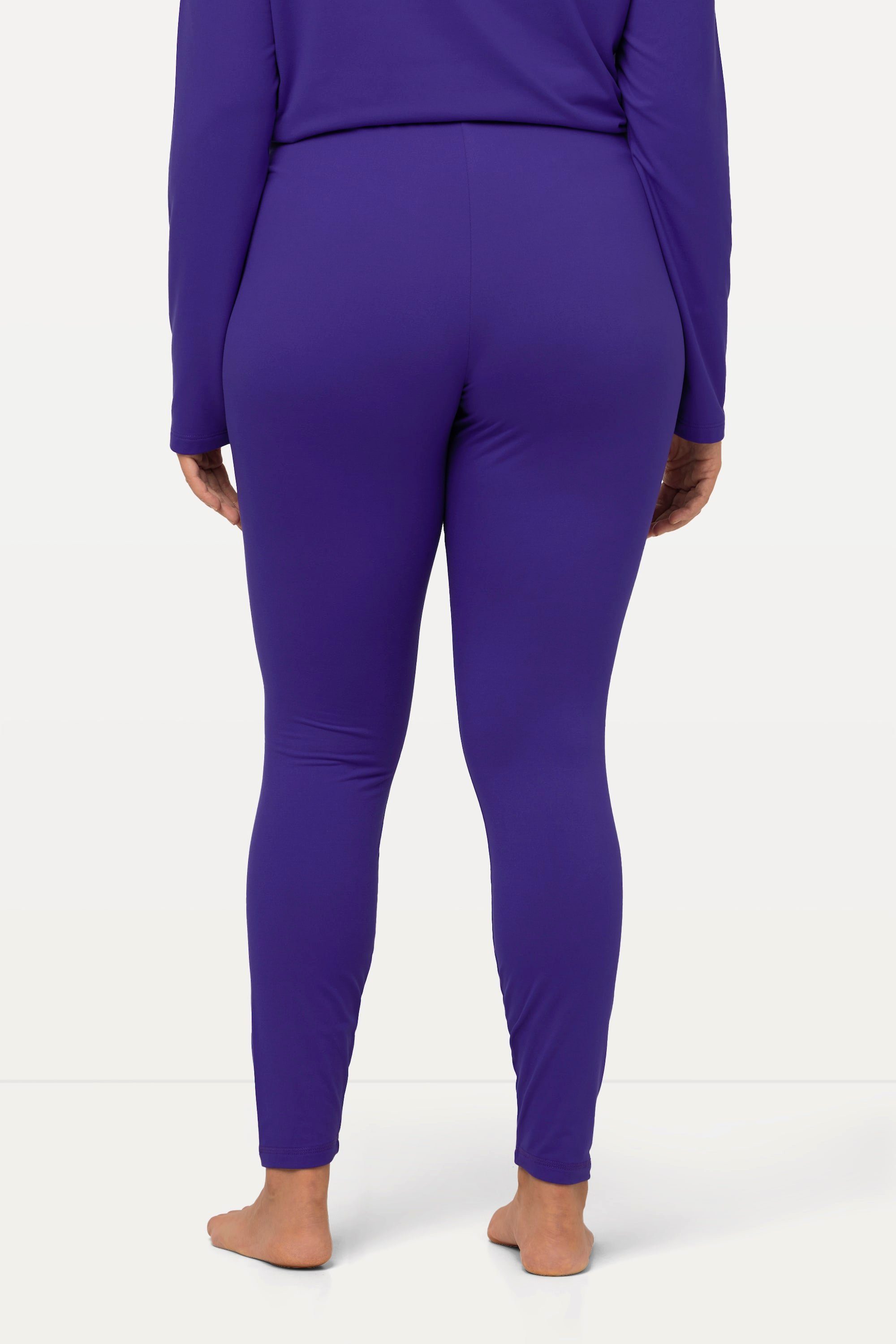 Ulla Popken Funktionshose Ski-Funktionsleggings schnelltrocknend extrawarm