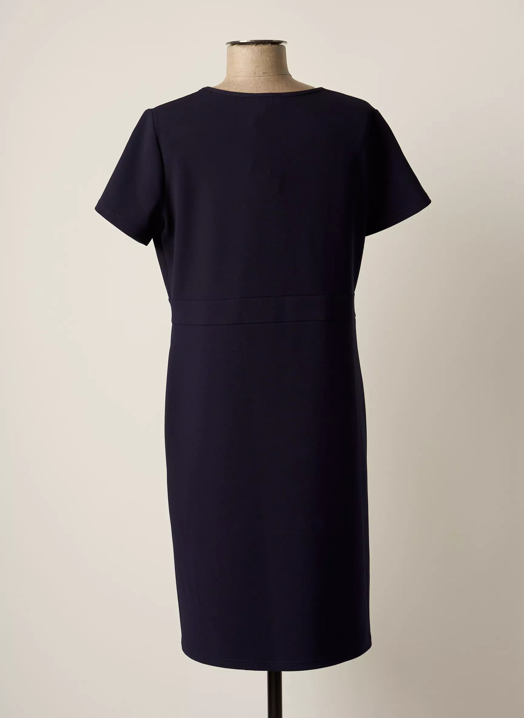 Pause Cafe Robes Mi Longues Femme couleur bleu