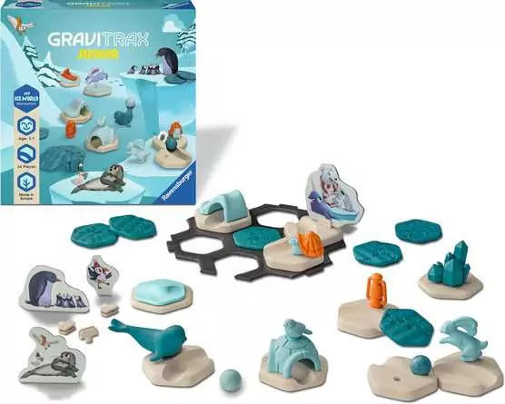 GraviTrax Junior Extension Ice - Kugelbahn-Erweiterung für Kinder ab 3 Jahren