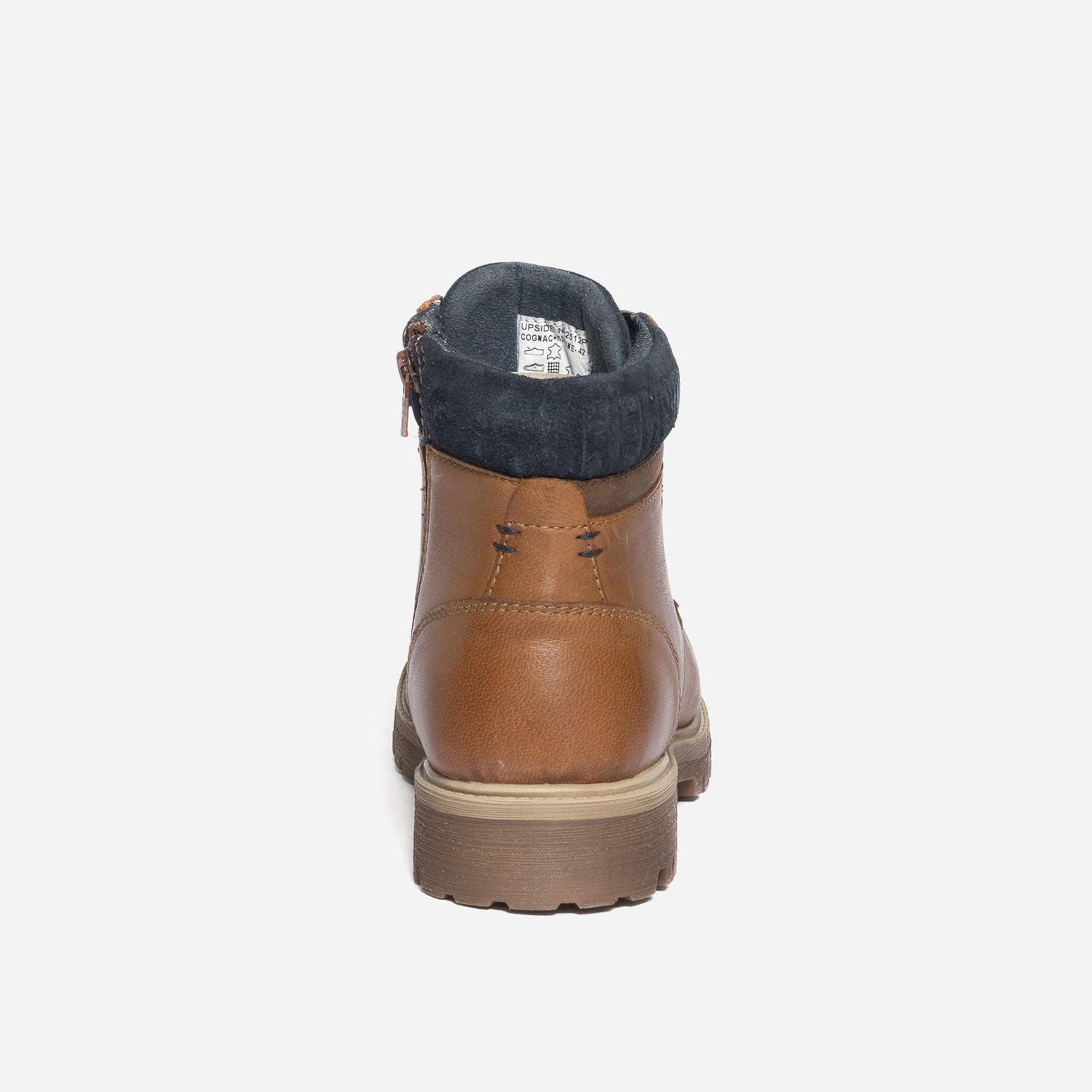 Boots REDSKINS cognac en cuir