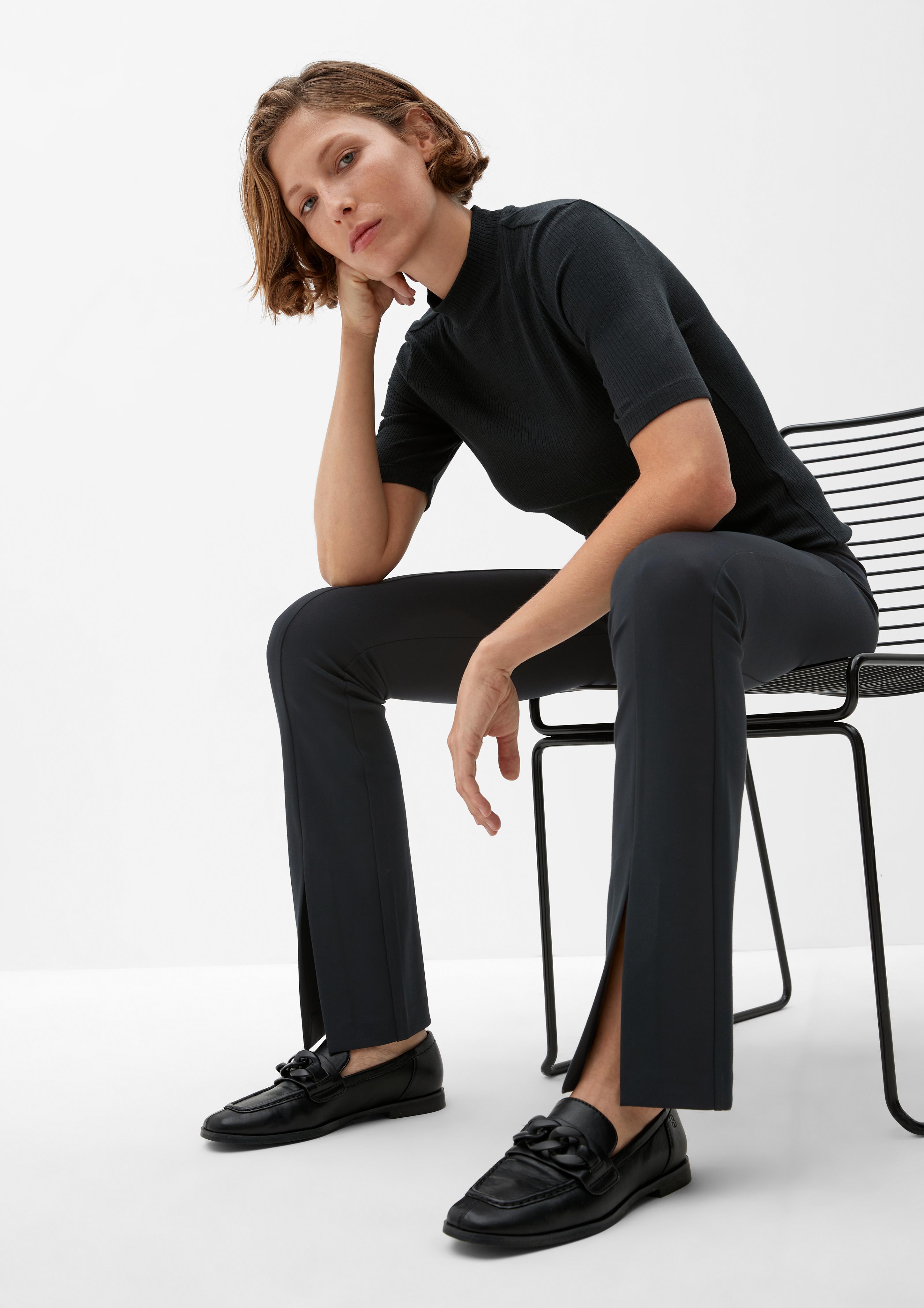 Slim: Leggings mit Dekoschlitzen  2120469-5989