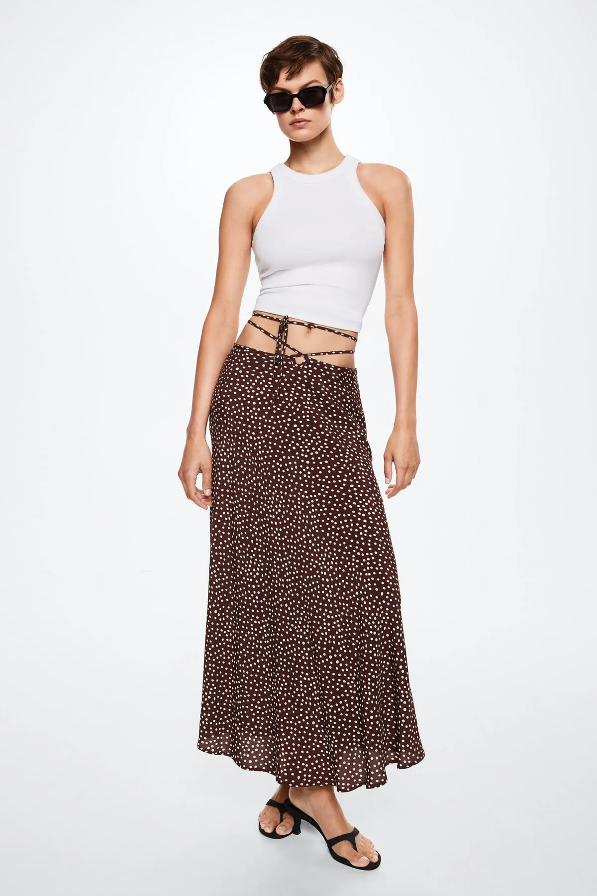 MANGO  Brauner Damenrock 37042883