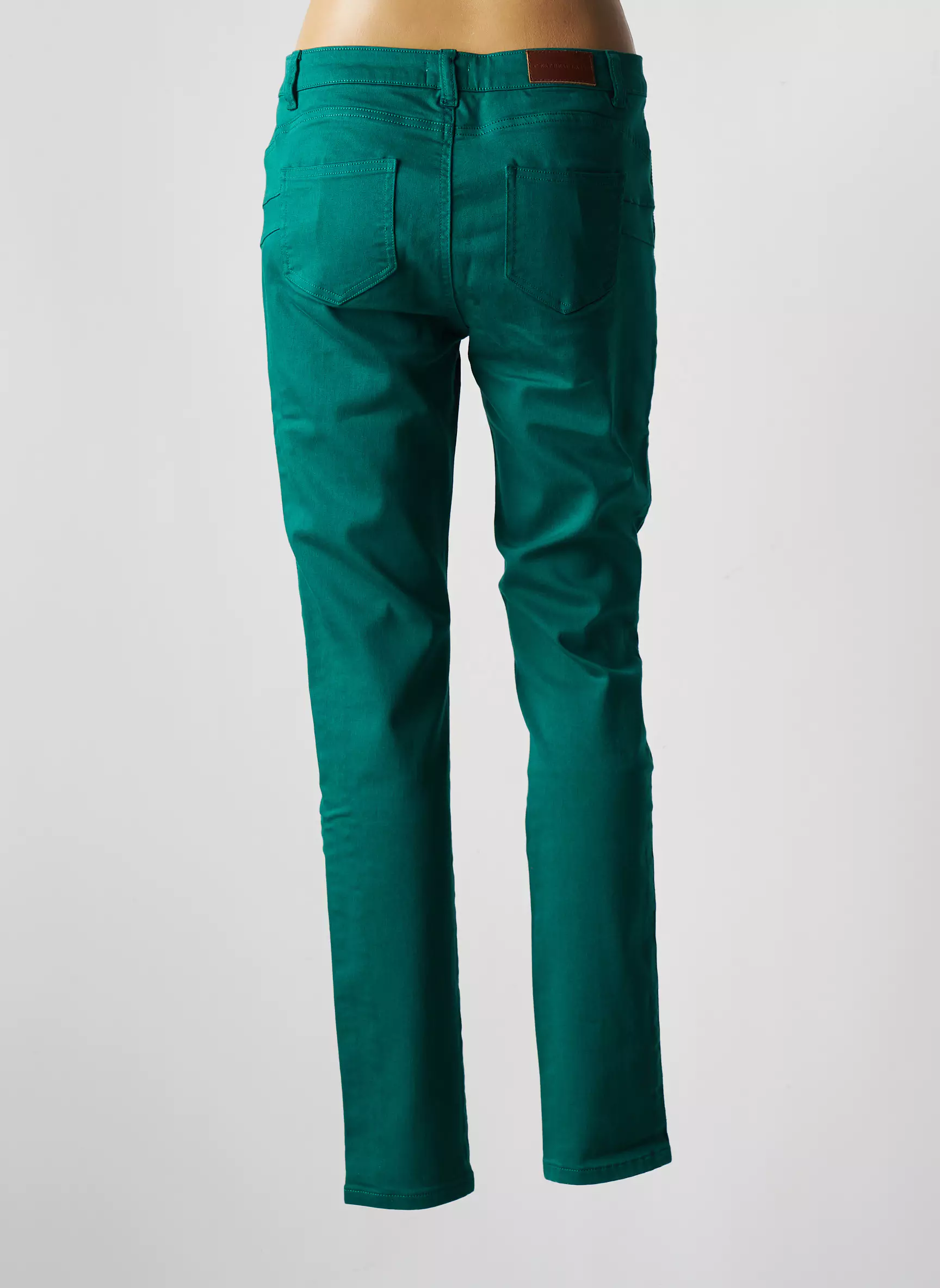 C Est Beau La Vie Pantalons Slim Femme couleur vert