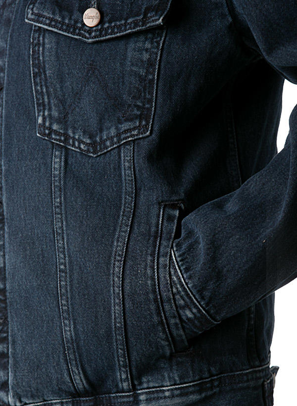 Wrangler, Jeansjacke, Baumwolle, dunkelblau